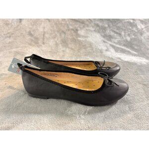 Cat & Jack shoes girls 1 black Diana Slip-On Ballet Flats